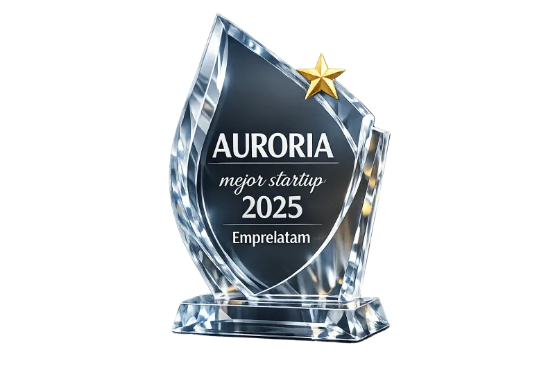 Trofeo Emprelatam — Auroria, Mejor Startup 2025